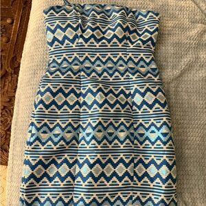 Bartley Mischa strapless cocktail dress NWT